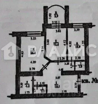2-к кв. Башкортостан, Стерлитамак Солнечный мкр, ул. Караная Муратова, ... - Фото 2