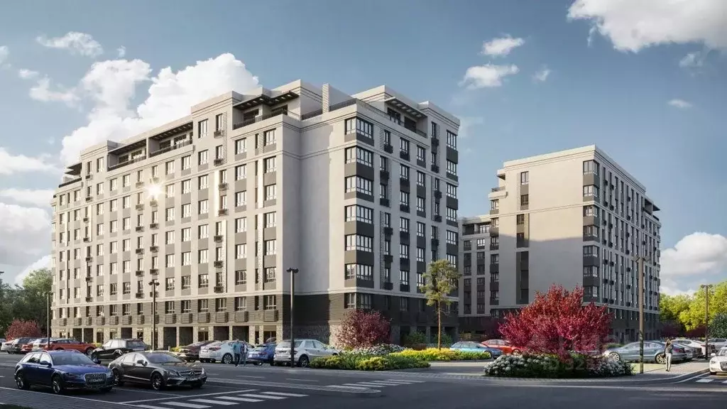 2-к кв. Тюменская область, Тюмень ул. Братьев Бондаревых, 1 (65.0 м) - Фото 1