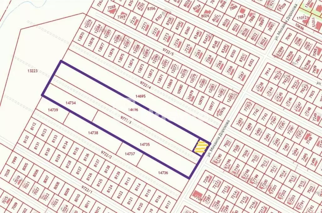 Участок в село Нагаево, улица Михаила Дорохова, 81/2 (6 м) - Фото 2