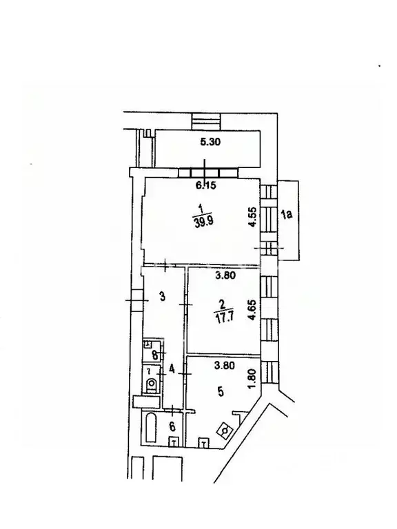 3-к кв. Москва Кутузовский просп., 26К2 (95.0 м) - Фото 2