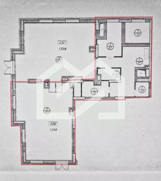 Помещение свободного назначения в Москва Большая Филевская ул., 4 (111 ... - Фото 2