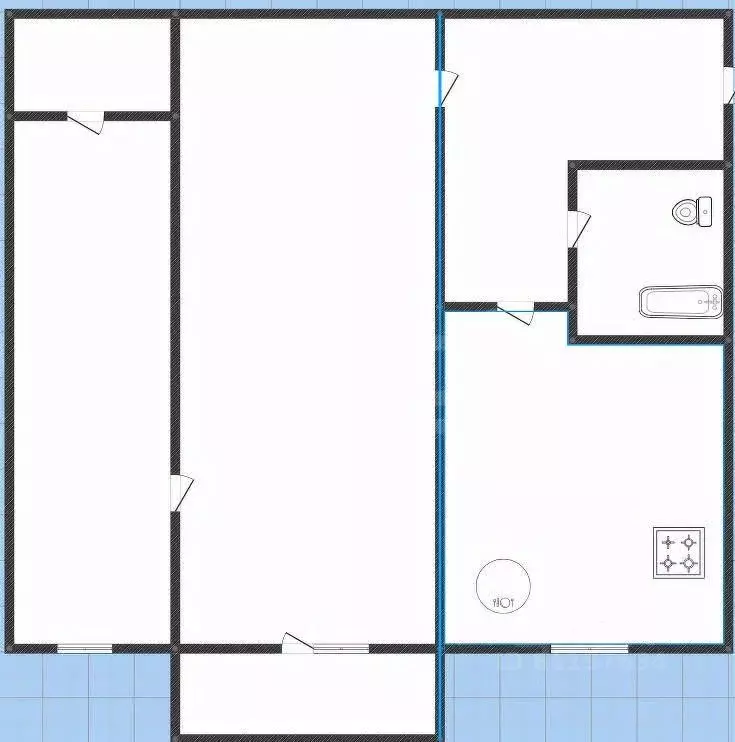 2-к кв. Иркутская область, Ангарск Л кв-л, 3 (45.8 м) - Фото 1