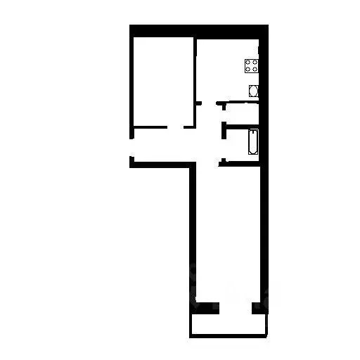 Квартира, 2 комнаты, 45.6 м - Фото 0