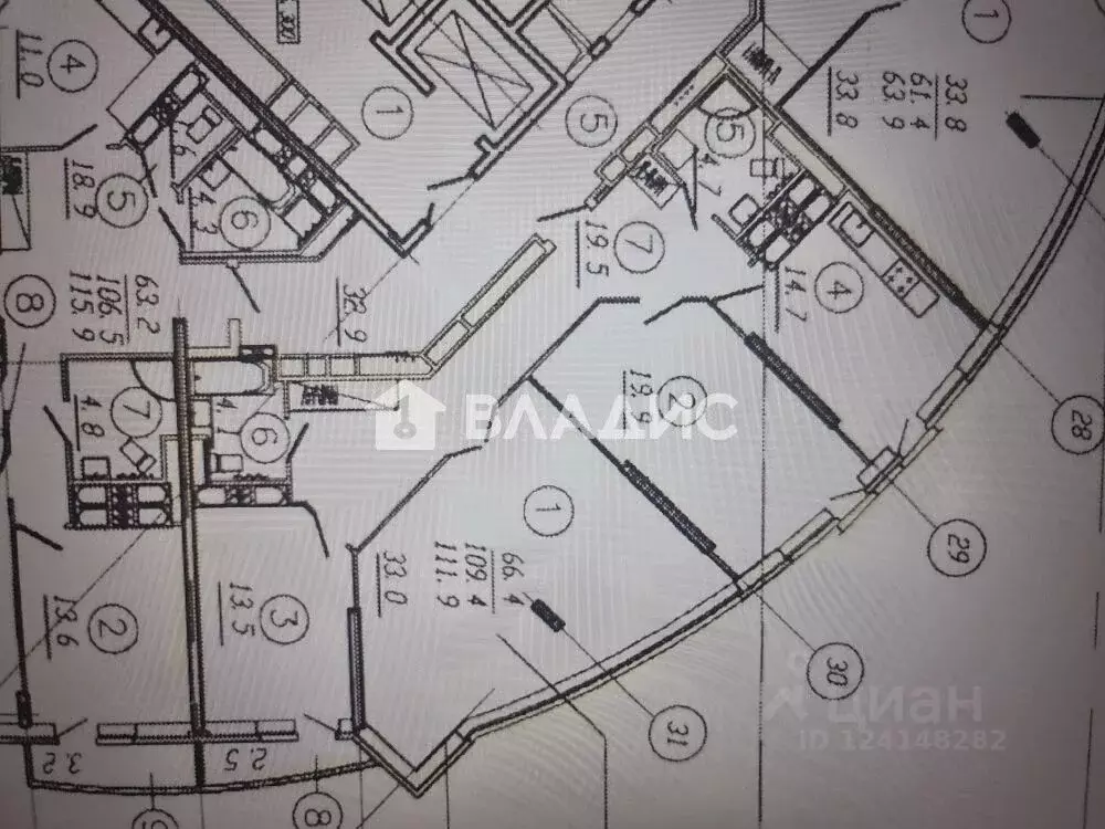 3-к кв. Московская область, Химки Юбилейный просп., 66д (109.4 м) - Фото 2