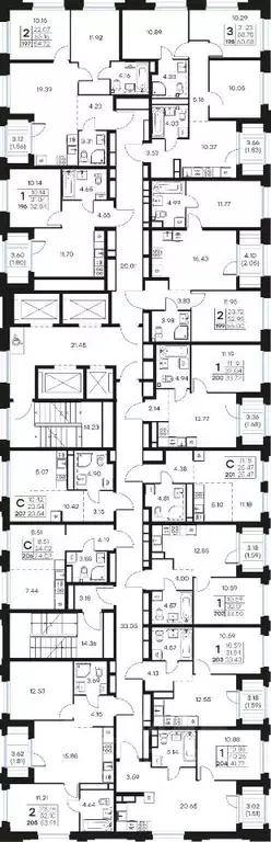 2-к кв. Нижегородская область, Нижний Новгород Глоракс Левобережный ... - Фото 2