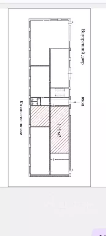 Офис в Нижегородская область, Нижний Новгород Казанское ш., 6 (115 м) - Фото 2