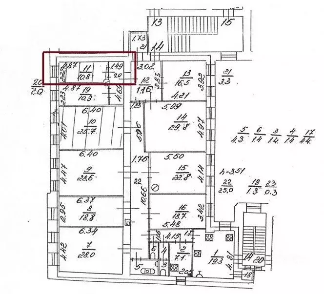 Комната, 10.8 м - Фото 0