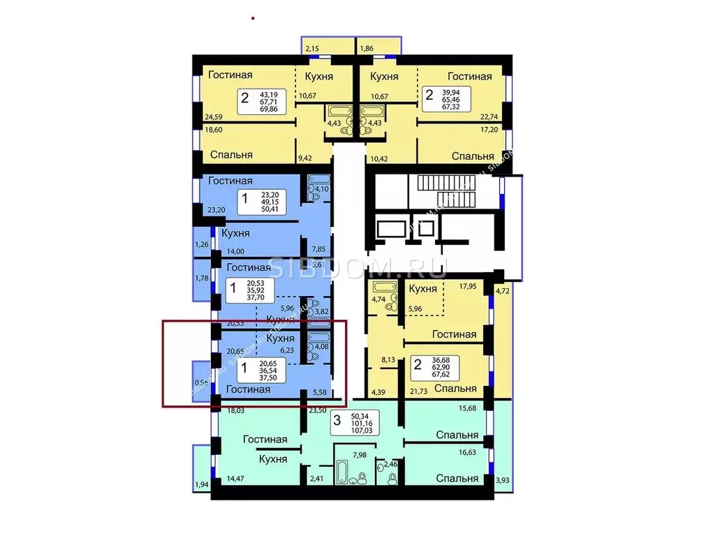 1-к кв. Красноярский край, Красноярск ул. Елены Стасовой, 38Г (38.0 м) - Фото 1