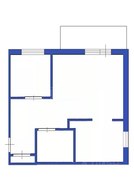 2-к кв. Кемеровская область, Междуреченск просп. Шахтеров, 27 (41.5 м) - Фото 2