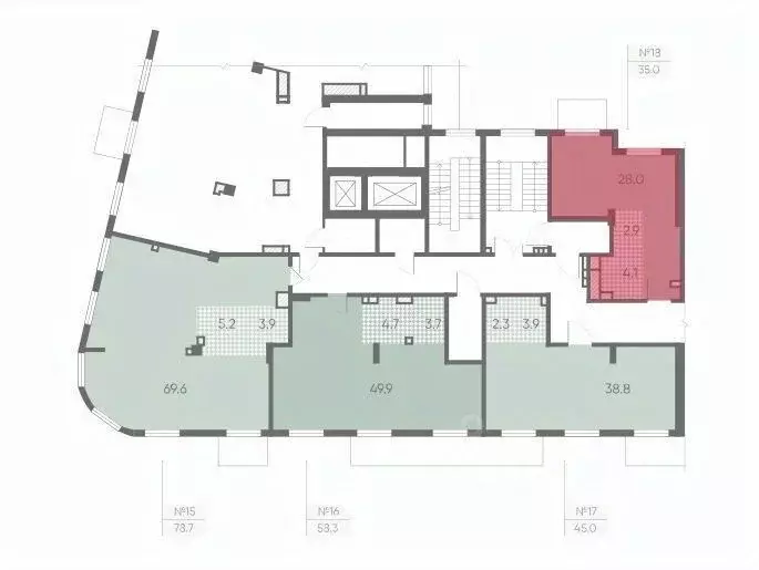 Офис в Санкт-Петербург Партизанская ул., 5 (35 м) - Фото 2