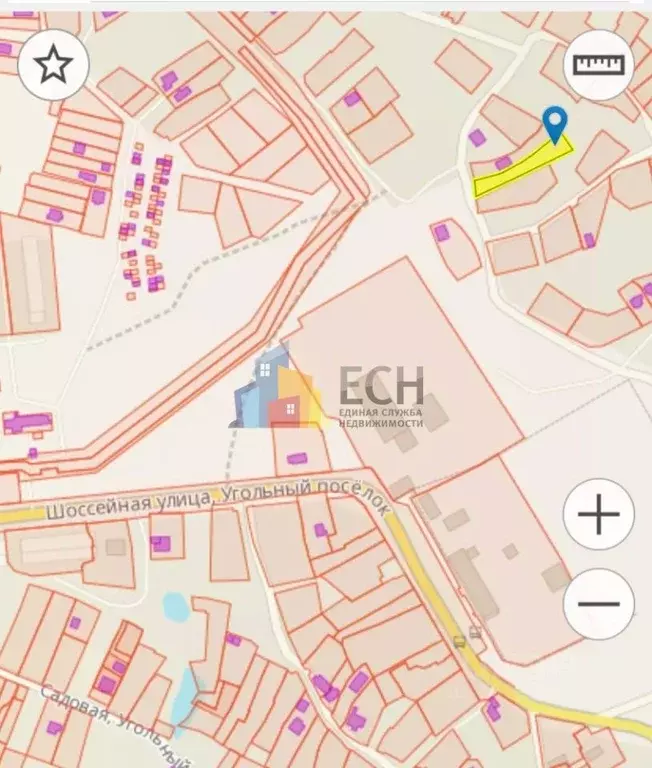 Участок в Тульская область, Тула пос. Скуратовский, пос. Угольный, 1-й ... - Фото 2