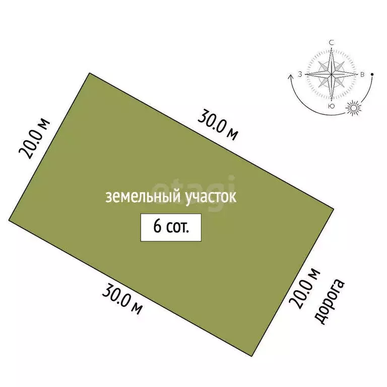 Участок в Трудовское сельское поселение, село Строгоновка (6 м) - Фото 0