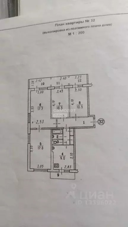 4-к кв. Омская область, Омск Заозерная ул., 3 (80.0 м) - Фото 1