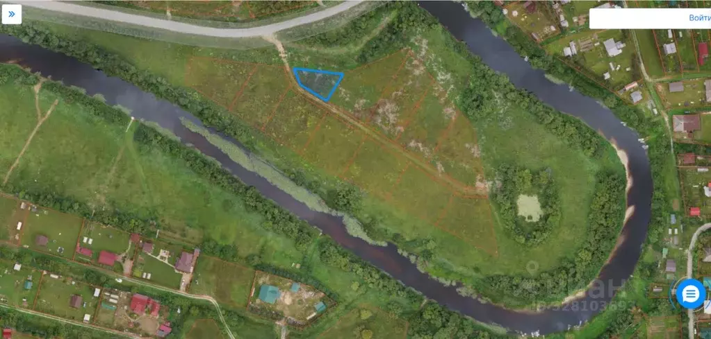 Участок в Вологодская область, д. Захарово (Марковский сельсовет) 26 ... - Фото 1