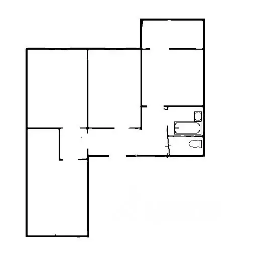 3-к кв. Башкортостан, Уфа ул. Летчиков, 2Д (58.3 м) - Фото 1