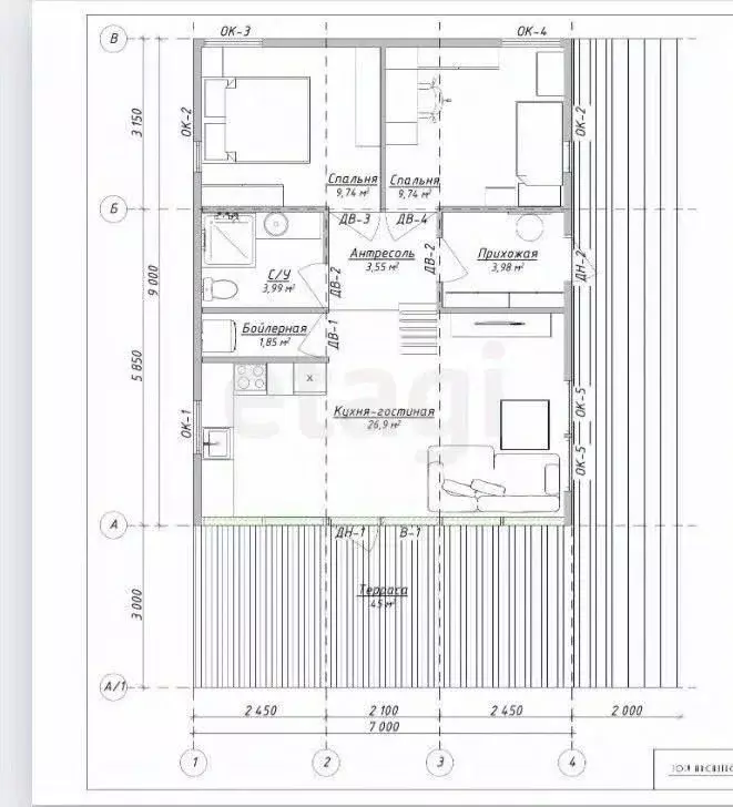 Дом в Удмуртия, Ижевск ул. 1-я Ключевская, 5 (84 м) - Фото 1