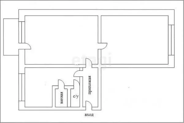 2-к кв. Тульская область, Богородицк Защитная ул., 8В (65.8 м) - Фото 1