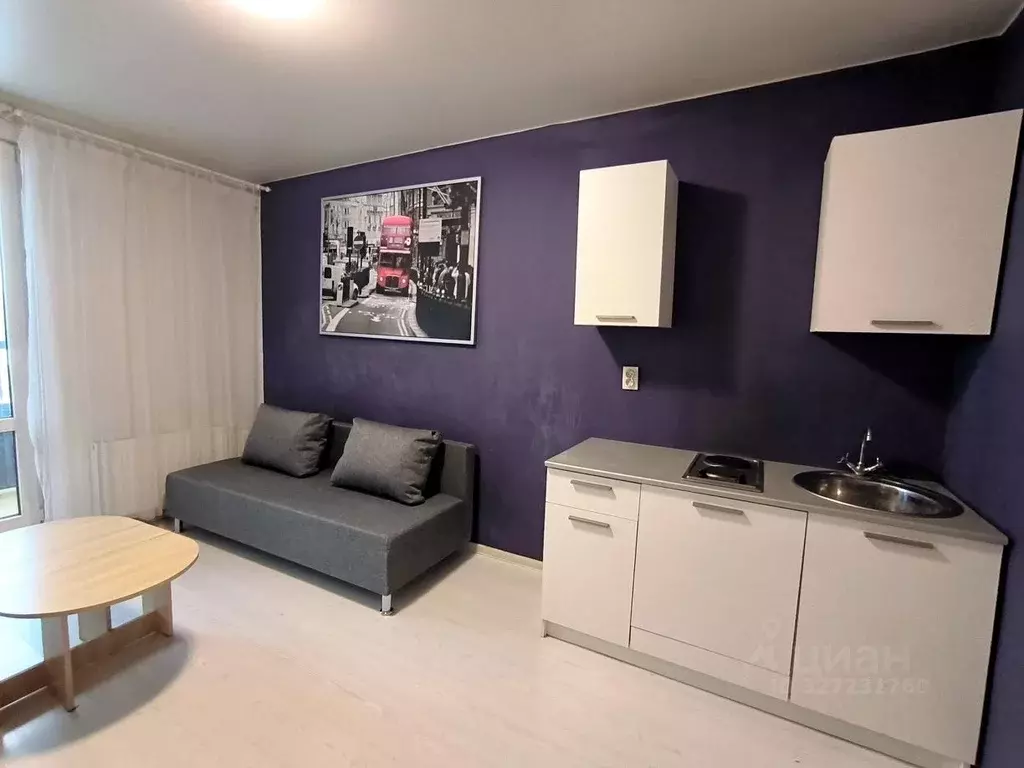 Студия Санкт-Петербург ул. Крыленко, 1к1с4 (23.0 м) - Фото 2