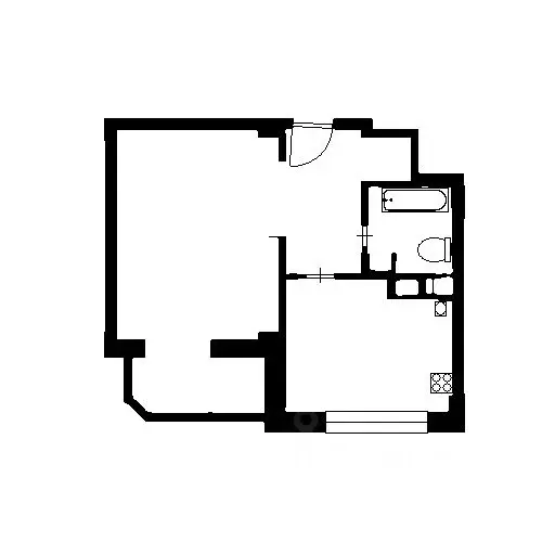 1-к кв. Москва Мосфильмовская ул., 88к4с1 (48.0 м) - Фото 2