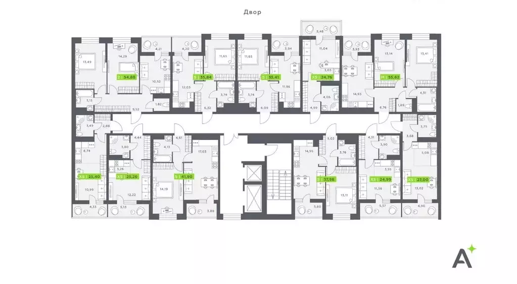 1-к кв. Ленинградская область, Всеволожский район, Заневское городское ... - Фото 2