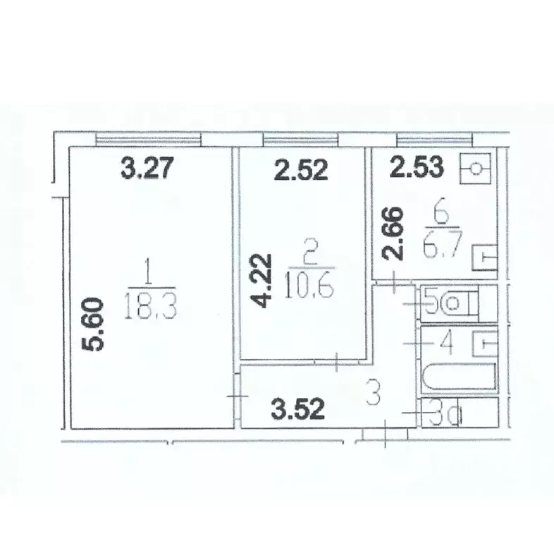 2-к кв. Москва Винницкая ул., 11 (45.2 м) - Фото 1