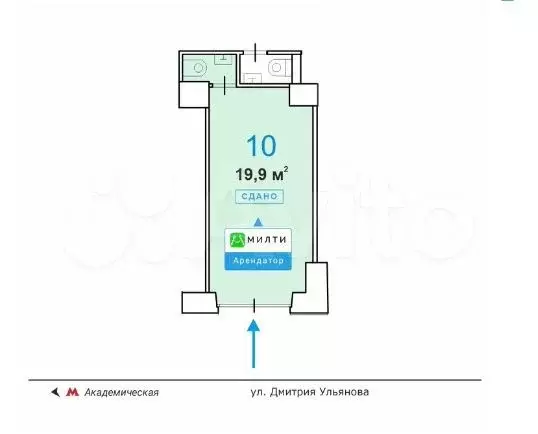 Продажа арендного бизнеса, 19.9 м Милти - Фото 0