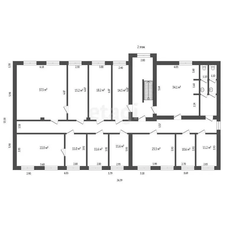 Офис (960 м) - Фото 1