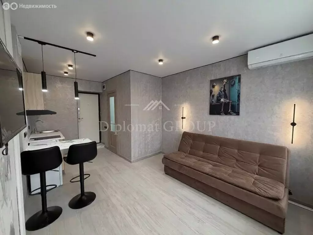 Квартира-студия: Находка, Комсомольская улица, 32 (18 м) - Фото 1