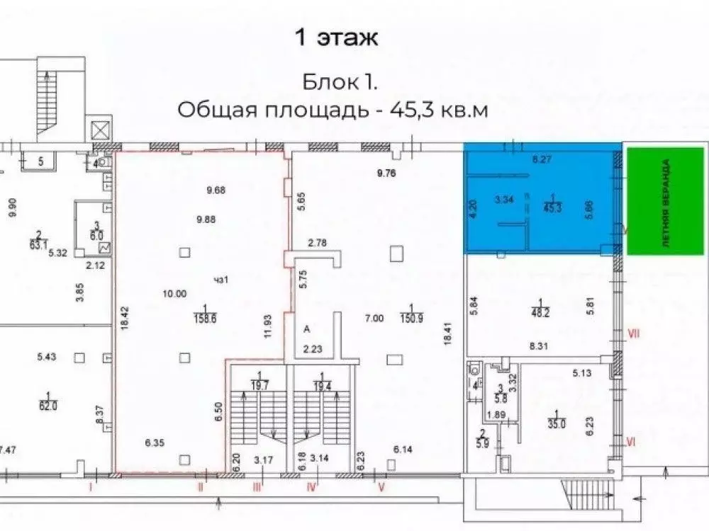 Торговая площадь в Москва Новокузнецкая ул., 39 (45 м) - Фото 2