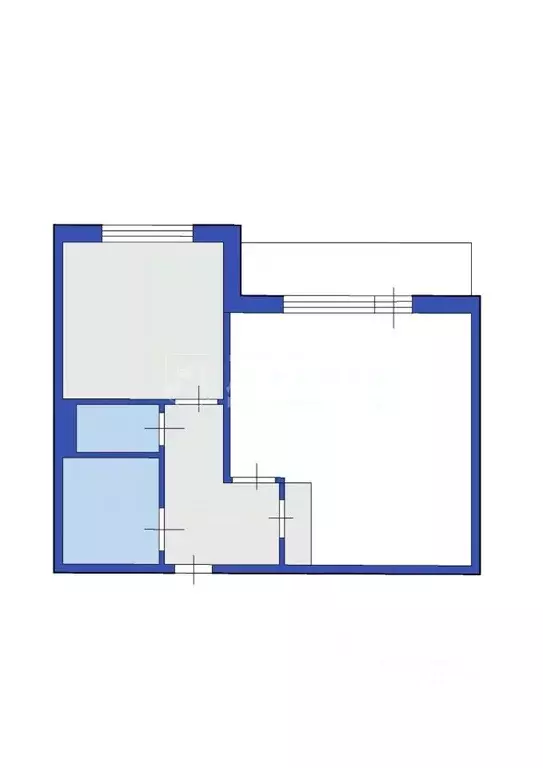 1-к кв. Кемеровская область, Кемерово Московский просп., 29 (34.0 м) - Фото 2