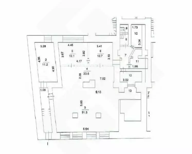 Помещение свободного назначения (137 м) - Фото 2