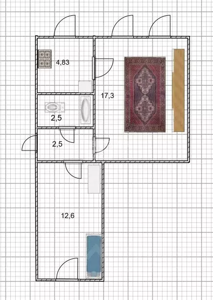 2-к кв. Ульяновская область, Ульяновск ул. Гафурова, 23 (39.0 м) - Фото 2