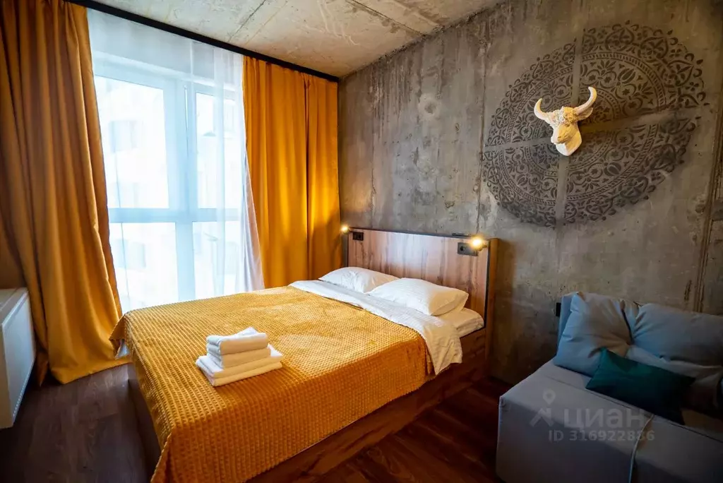 Студия Ростовская область, Ростов-на-Дону Береговая ул., 73с2 (34.0 м) - Фото 1