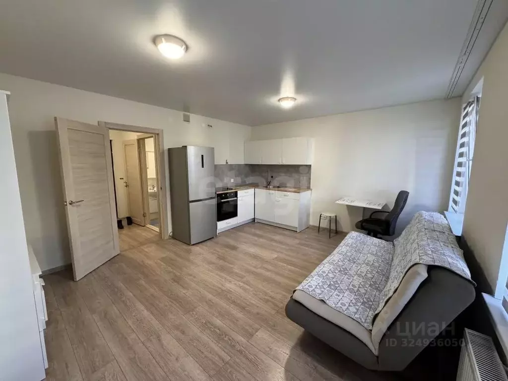 Студия Тюменская область, Тюмень проезд Тихий, 6 (30.0 м) - Фото 1