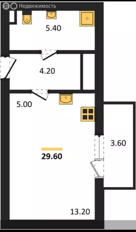 Квартира-студия: Сертолово, улица Ларина, 9 (29 м) - Фото 1