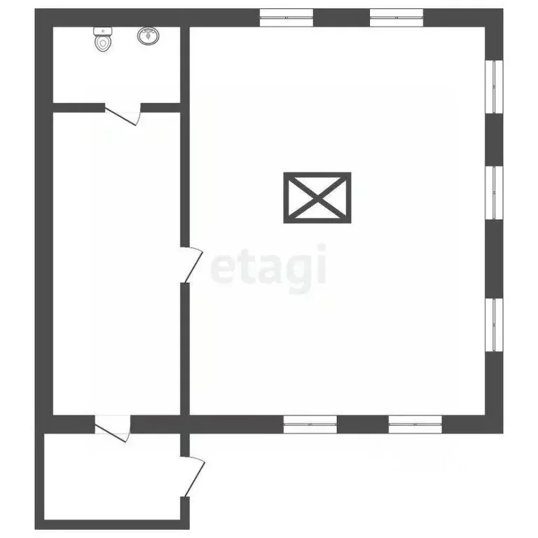 Дом в Вологодская область, Великоустюгский муниципальный округ, д. ... - Фото 2