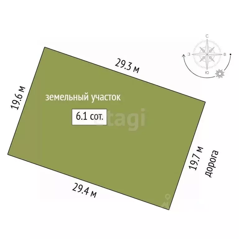 Участок в Тюменская область, Тюмень СОСН Приозерное тер., ул. Ивовая ... - Фото 2