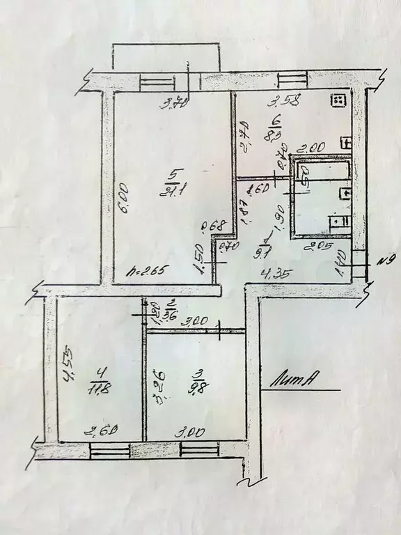 3-к. квартира, 67,9 м, 3/3 эт. - Фото 0