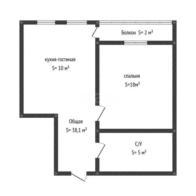 1-комнатная квартира: Геленджик, Дивноморская улица, 37Бк6 (38.1 м) - Фото 0