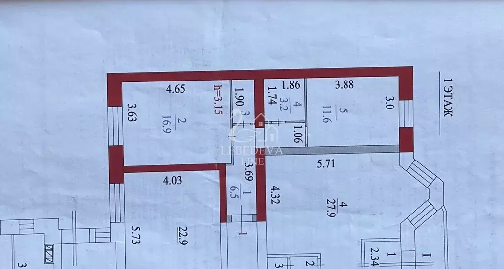1-к кв. Ленинградская область, Никольское Тосненский район, Советский ... - Фото 2