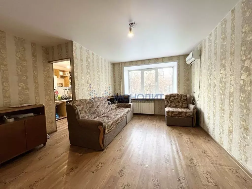 1-к кв. Нижегородская область, Нижний Новгород ул. Сазанова, 6 (30.5 ... - Фото 1