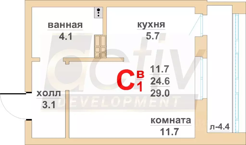 Студия Свердловская область, Екатеринбург Вторчермет жилрайон,  (29.0 ... - Фото 0