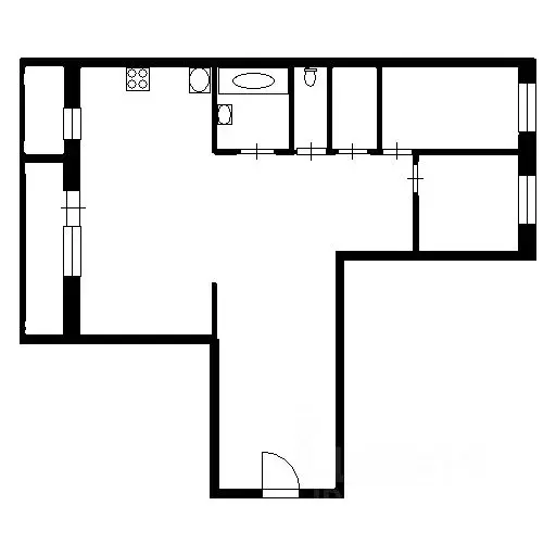3-к кв. Татарстан, Казань ул. Галиаскара Камала, 49 (90.0 м) - Фото 1