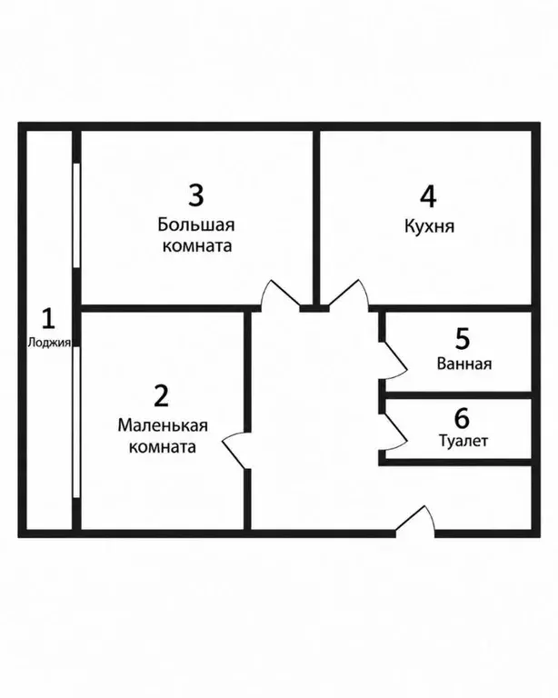 2-к кв. Московская область, Королев просп. Космонавтов, 35А (50.5 м) - Фото 1
