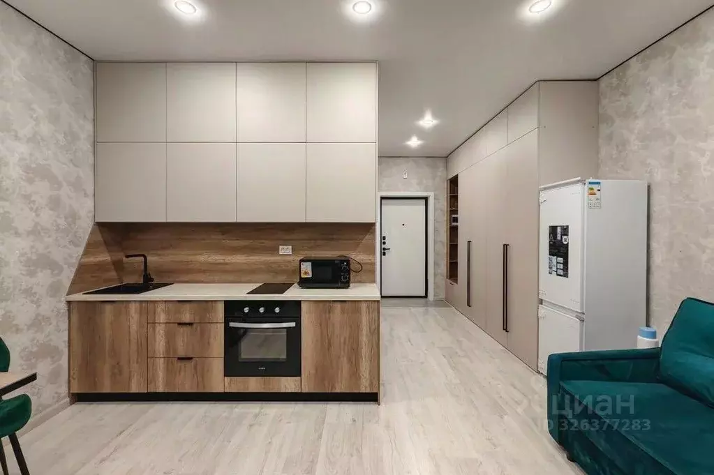 Студия Тюменская область, Тюмень ул. Евгения Войнова, 7 (36.0 м) - Фото 1