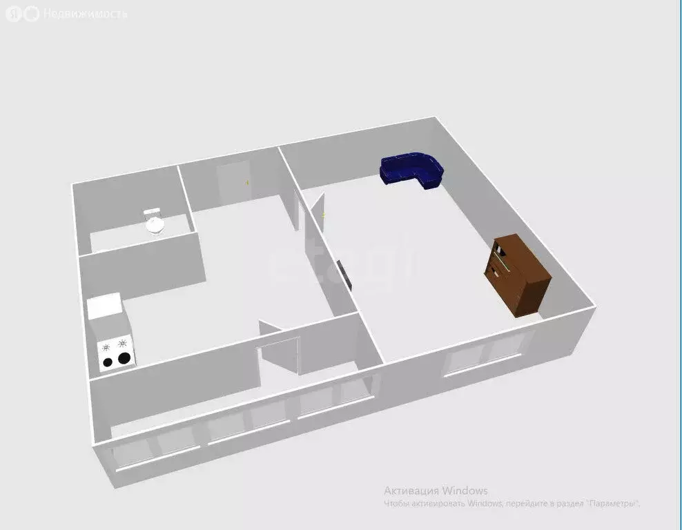 1-комнатная квартира: Троицкое, улица Матросова, 15к13 (35.5 м) - Фото 1