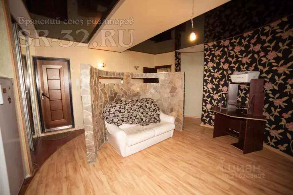 1-к кв. Брянская область, Брянский район, Снежское с/пос, пос. Путевка ... - Фото 2