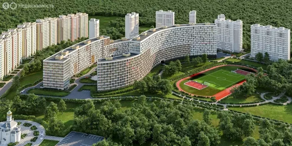 1-комнатная квартира: Мытищи, Рождественская улица, 2 (33 м) - Фото 1