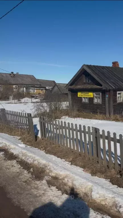 Дом в Вологодская область, Вытегорский район, с. Ошта ул. Кооператоров ... - Фото 1