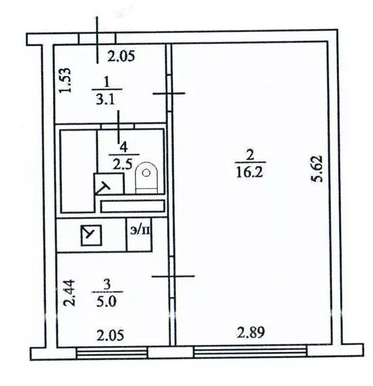 1-к кв. Карелия, Костомукша ул. Мира, 10 (26.8 м) - Фото 1